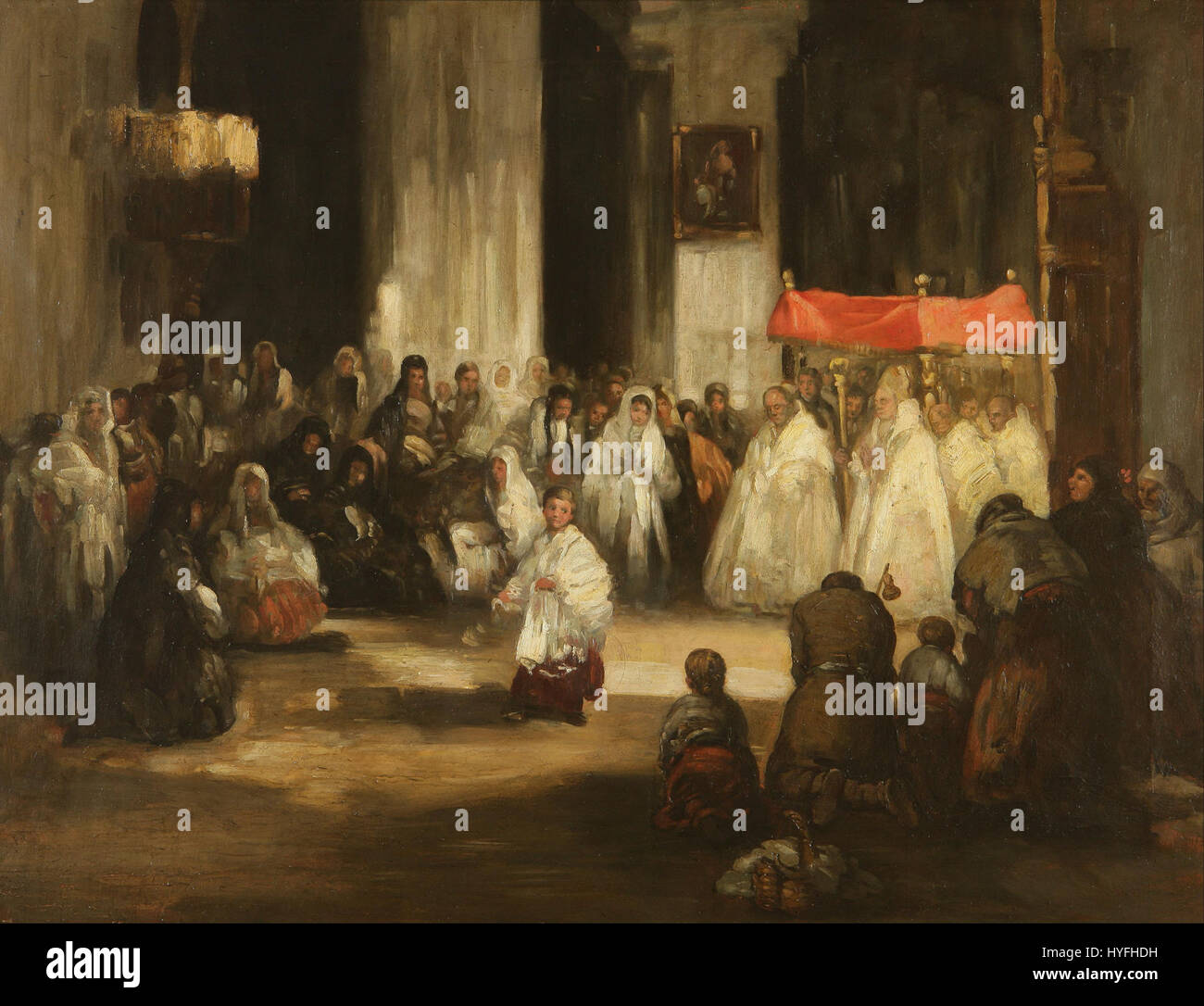 Leonardo Alenza Grand Dieu Google Art Project Banque D'Images