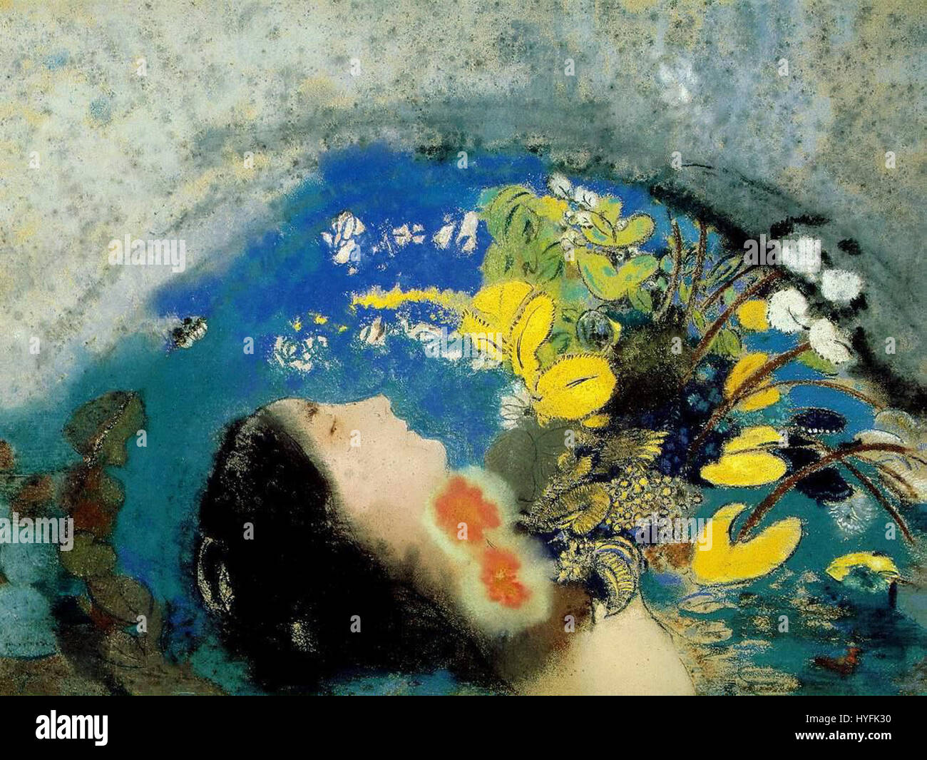 Odilon Redon Ophelia Banque D'Images