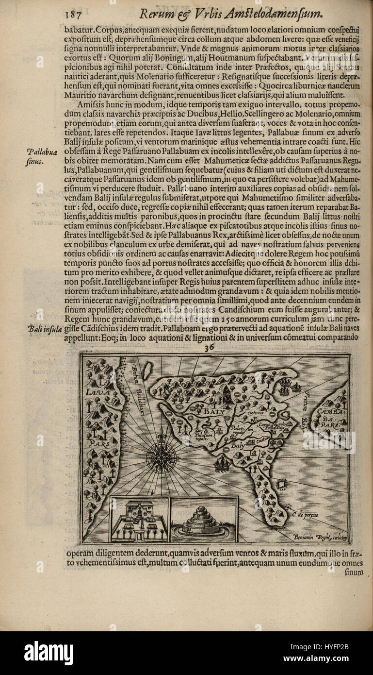 « Rerum et urbis Amstelodamensium historia » est une œuvre historique qui documente l’histoire d’Amsterdam, capturant des événements clés et des personnages notables du passé de la ville. Il fournit des informations précieuses sur le développement urbain, la culture et le paysage politique d'Amsterdam. Banque D'Images