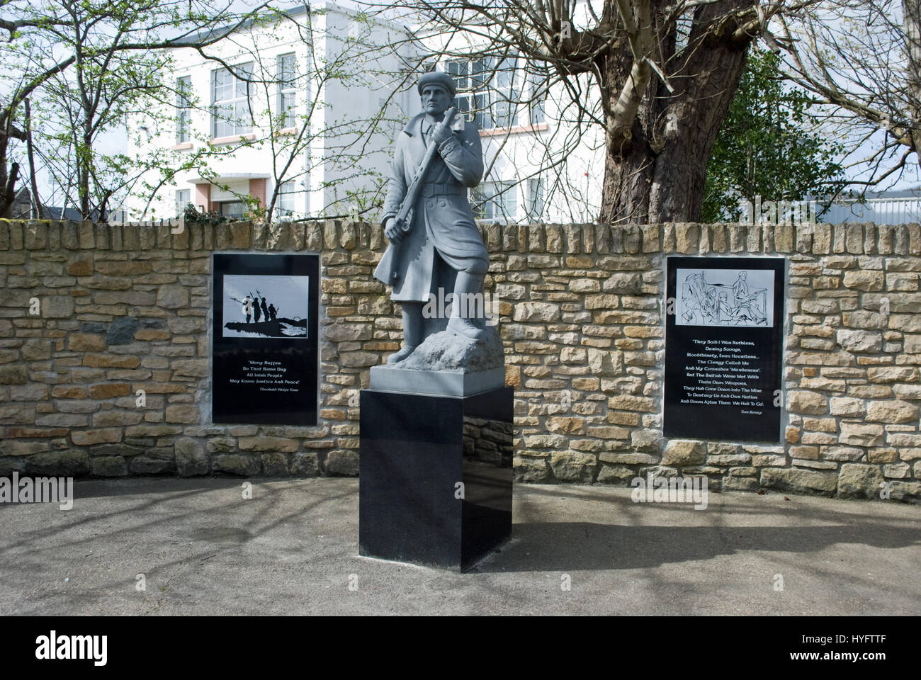 Ira monument mémorial dédié à l'rumboe "martyrs" qui ont été exécutés par un peloton d'état libre le 14 mars 1923. Banque D'Images