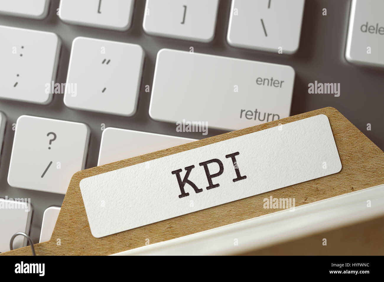 Fichier de carte avec KPI. 3d. Banque D'Images