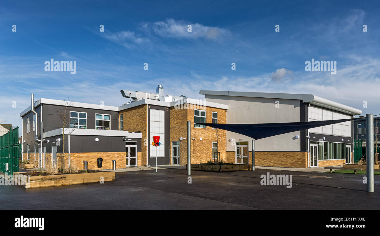 L'école primaire Beaconsfield à Southall, Londres. Banque D'Images