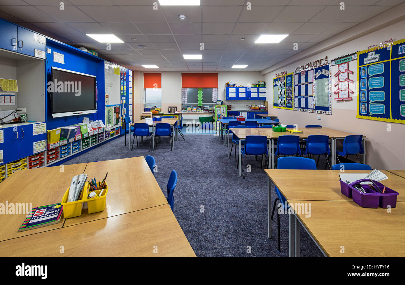 L'école primaire Beaconsfield à Southall, Londres. Banque D'Images