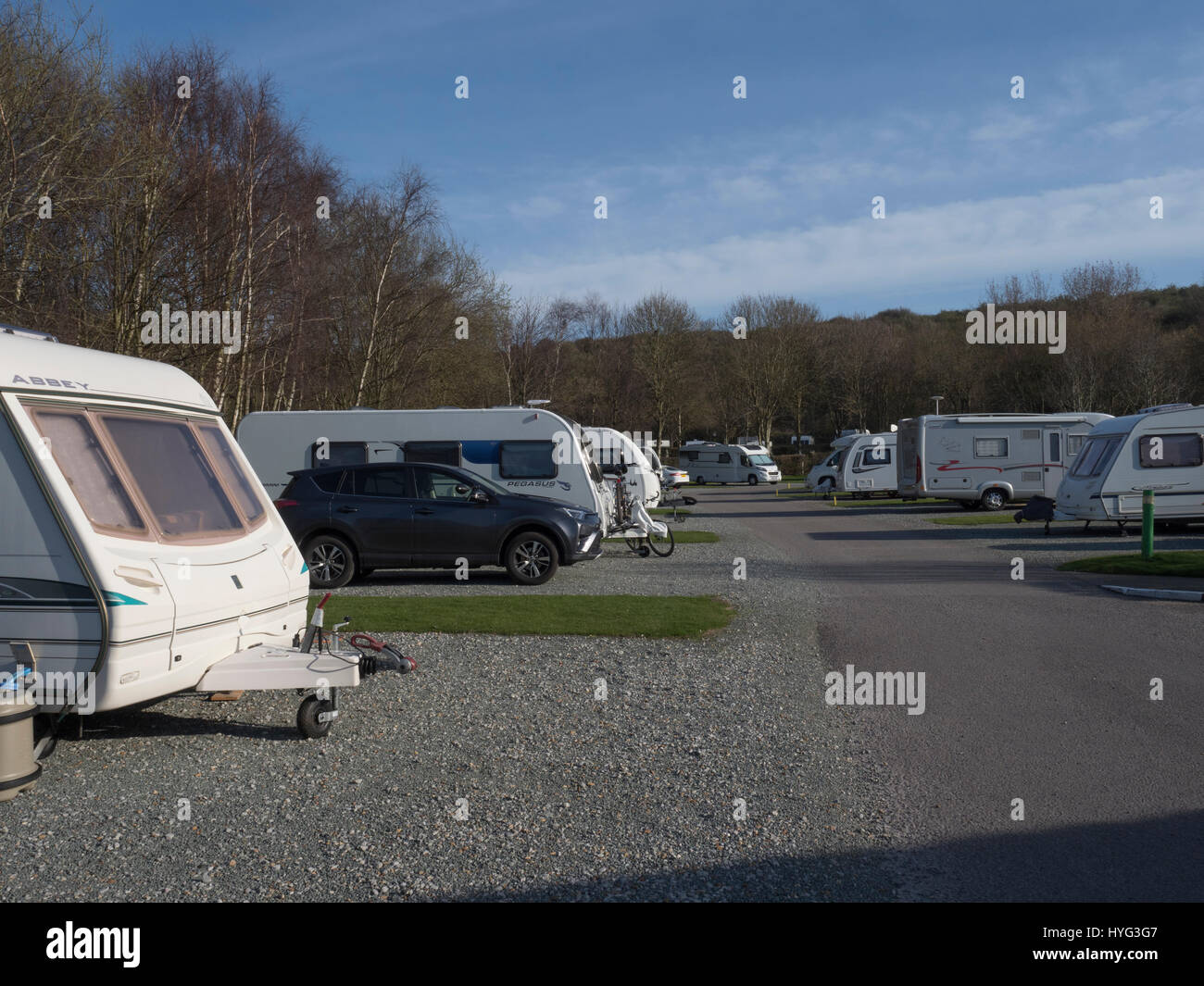 Camping de Brighton Photo Stock - Alamy