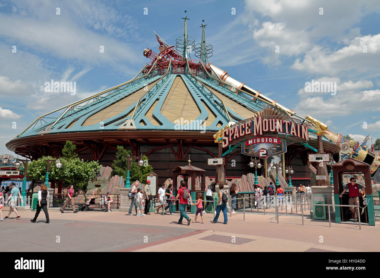 disneyland paris Banque D'Images