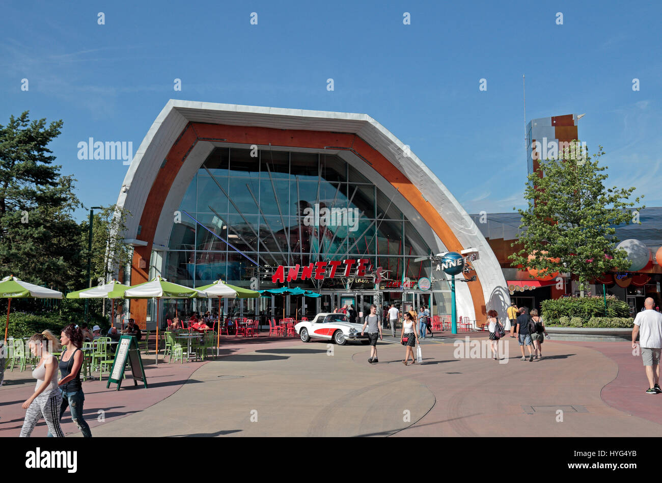 Entrée de Diner, Disney Village, à Disneyland Paris, Marnela