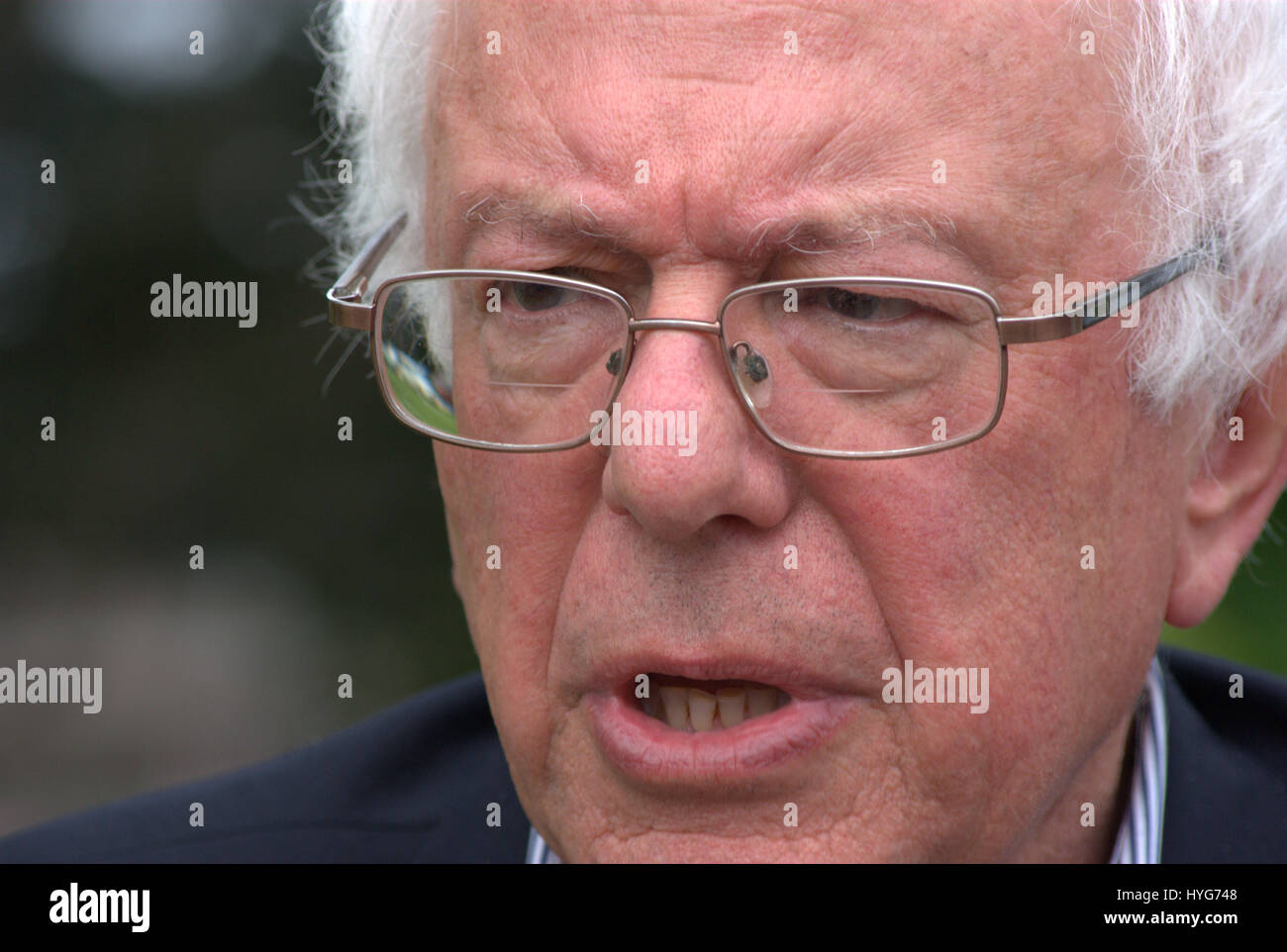 Le sénateur Bernie Sanders Banque D'Images