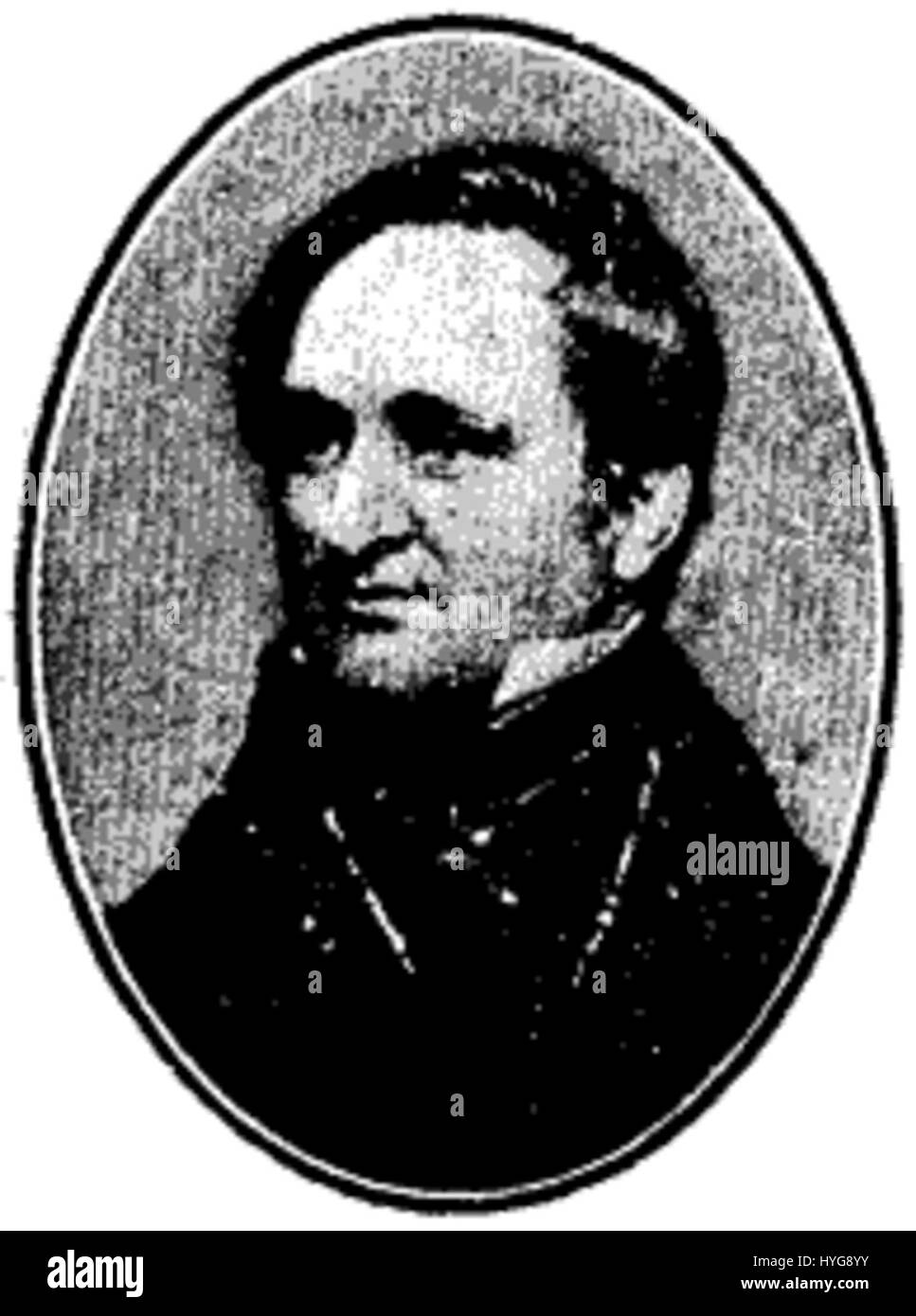 Cette estampe de Henry Hallam de 1841, après l'original de Thomas Phillips, est une gravure de Samuel cousins. Il présente une ressemblance détaillée de Hallam, un historien et écrivain anglais remarquable du XIXe siècle. Banque D'Images