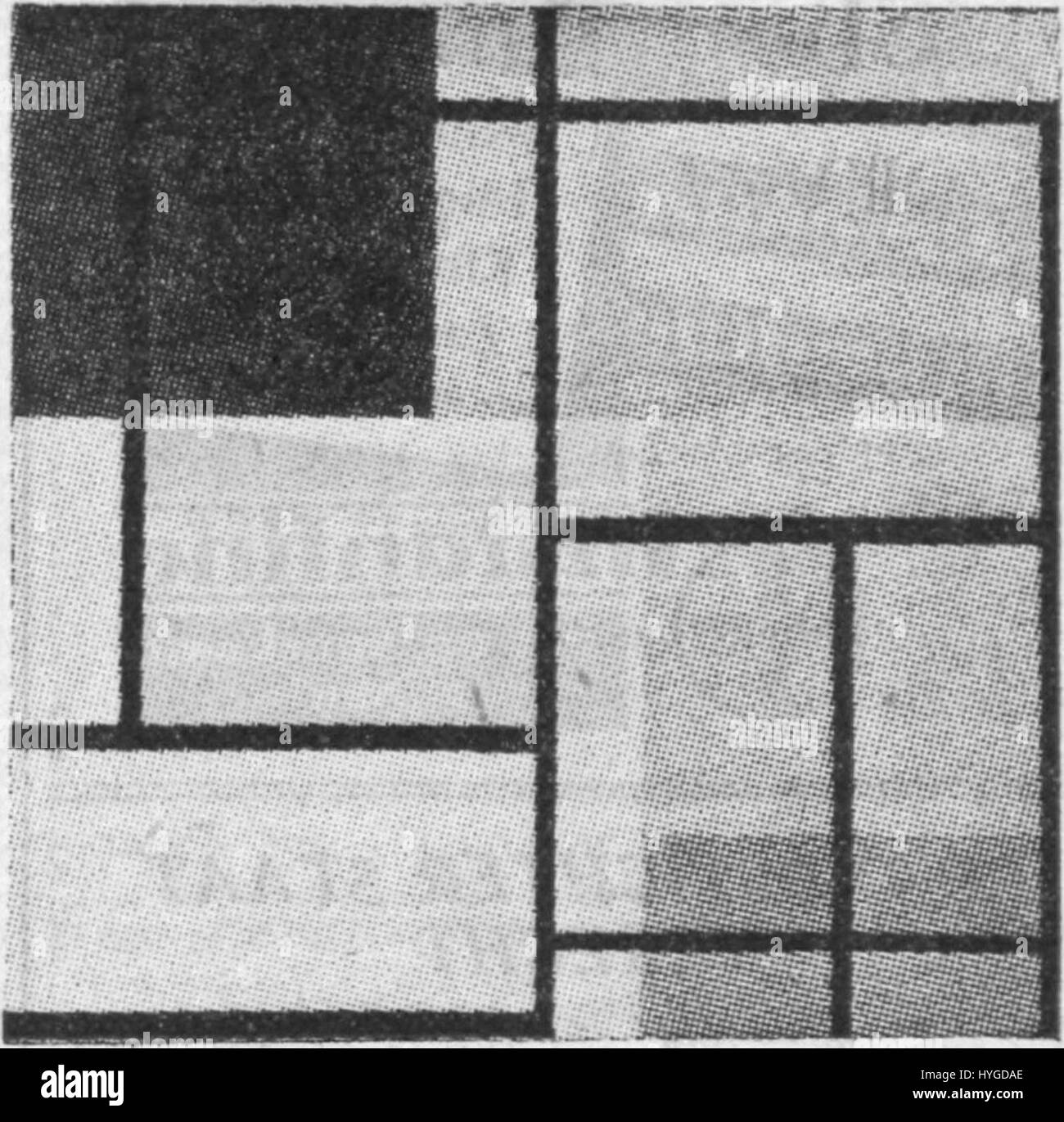 'Simultaneous composition XXIV' de Theo van Doesburg est une peinture abstraite représentant le mouvement de Stijl. Le travail de Van Doesburg met l'accent sur l'utilisation de formes géométriques, de couleurs primaires et d'une structure en forme de grille, reflétant son engagement pour l'harmonie et l'ordre dans l'abstraction. Banque D'Images 'Simultaneous composition XXIV' de Theo van Doesburg est une peinture abstraite représentant le mouvement de Stijl. Le travail de Van Doesburg met l'accent sur l'utilisation de formes géométriques, de couleurs primaires et d'une structure en forme de grille, reflétant son engagement pour l'harmonie et l'ordre dans l'abstraction. Banque D'Images
