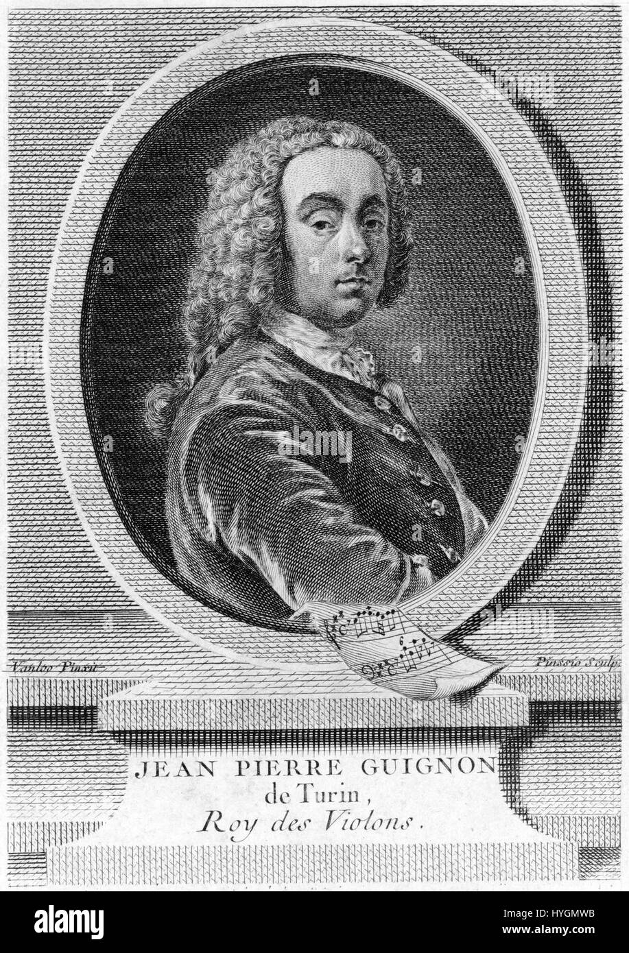 La peinture de Guignon de 1775 met en valeur son style classique de portrait et de peinture d’histoire, typique de la fin du XVIIIe siècle. L’œuvre présente une composition élégante et une attention aux détails, reflétant le savoir-faire de l’artiste pendant la période rococo. Banque D'Images