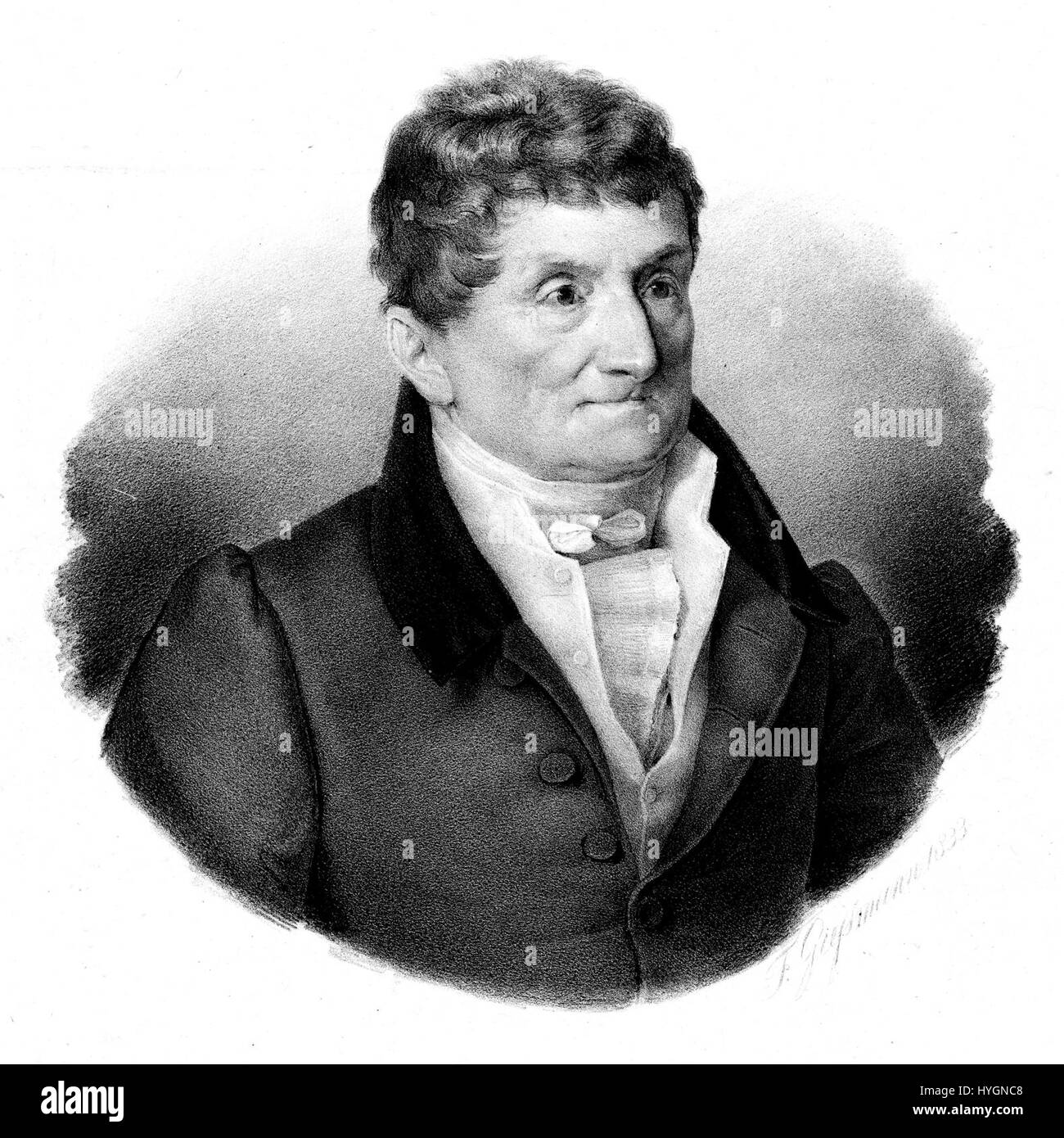 Karl Tauchnitz était un éditeur allemand connu pour sa maison d'édition, qui a eu une influence sur la production de littérature et la diffusion des œuvres littéraires au cours du XIXe siècle. Banque D'Images