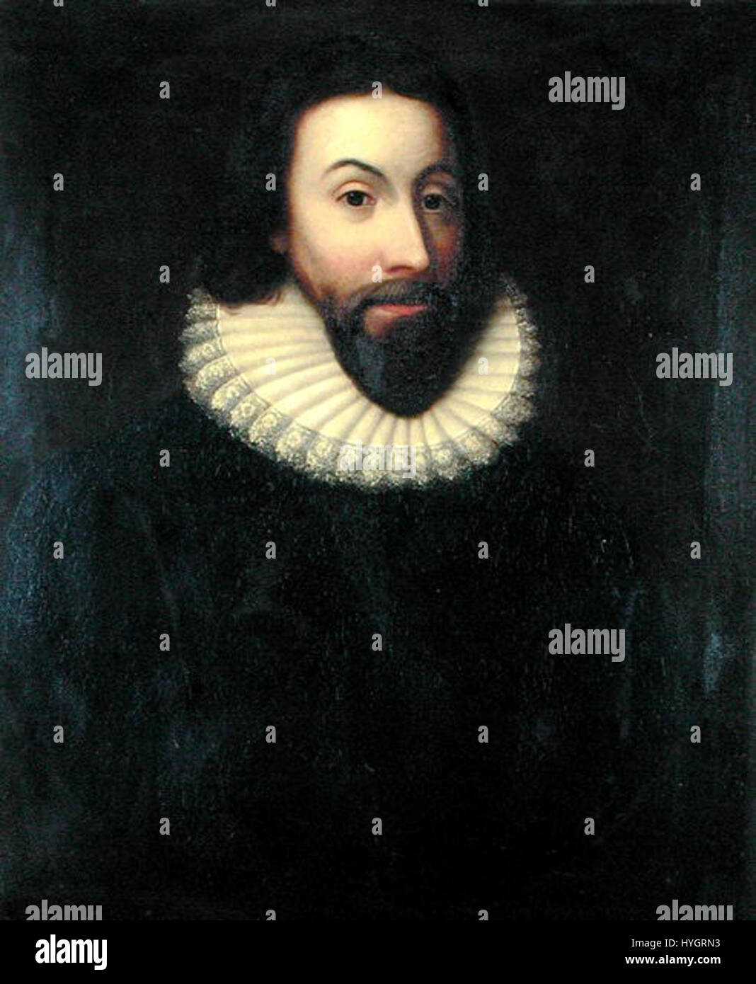 John Winthrop, figure éminente de l'histoire coloniale américaine, fut le premier gouverneur de la colonie de la baie du Massachusetts. On se souvient de lui pour son leadership et son rôle dans l'établissement de la colonie comme une colonie puritaine clé. Banque D'Images