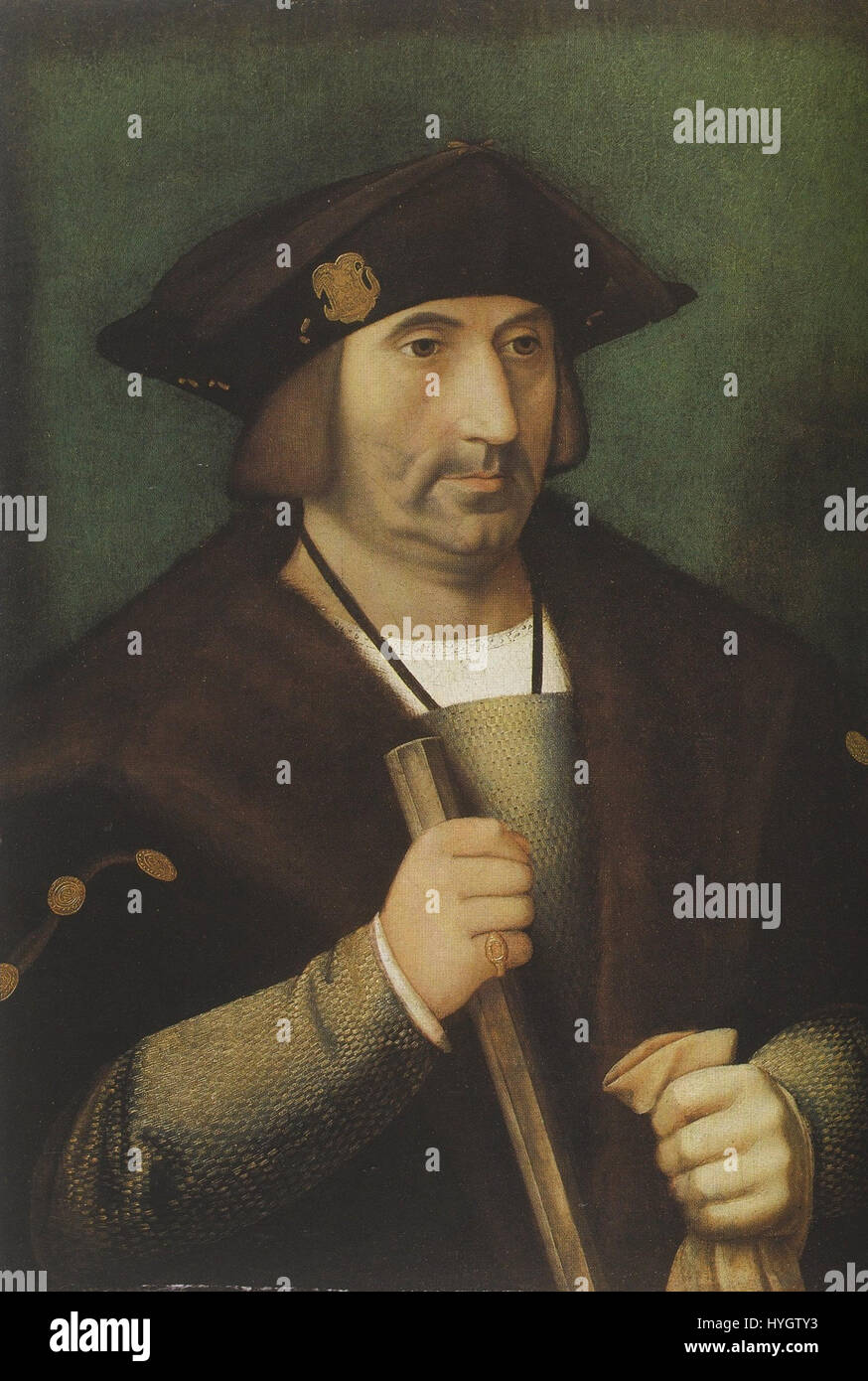 Maître de la Brandon Portrait Portrait de Edward Stafford, 3 duc de Buckingham Banque D'Images