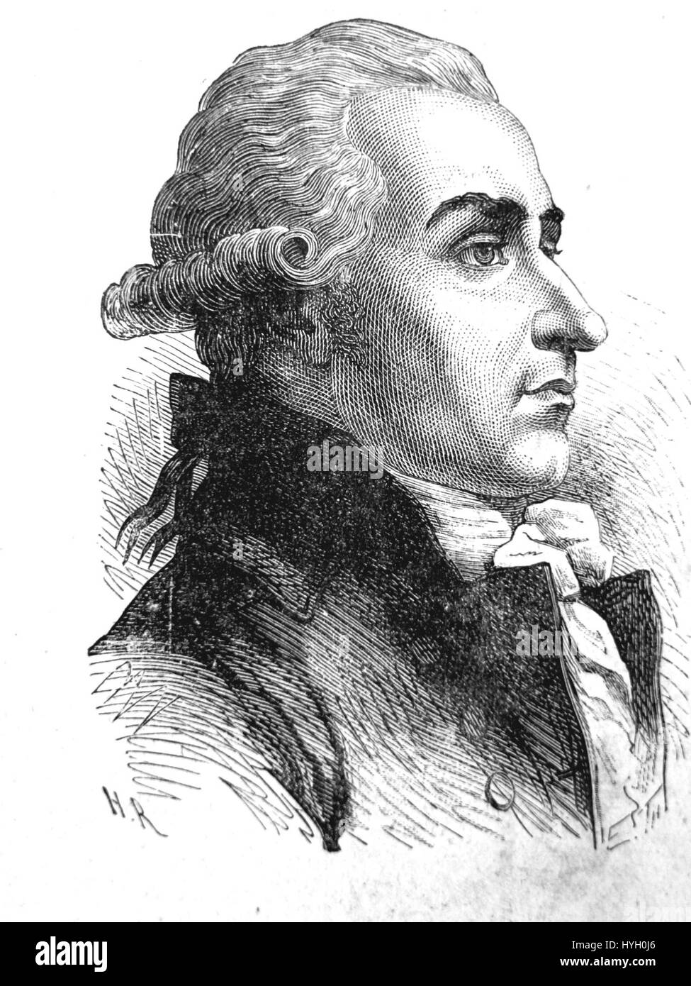 Cette estampe antique, intitulée 'ADUC 019 Malouet', est attribuée à l'artiste P.V. Malouet, actif à la fin du XVIIIe siècle. L'œuvre illustre les techniques d'art de l'époque, mettant en vedette une figure historique ou une scène rendue dans les détails complexes. Il reste un objet de collection précieux pour ceux qui s'intéressent aux œuvres d'art historiques et aux imprimés vintage. Banque D'Images