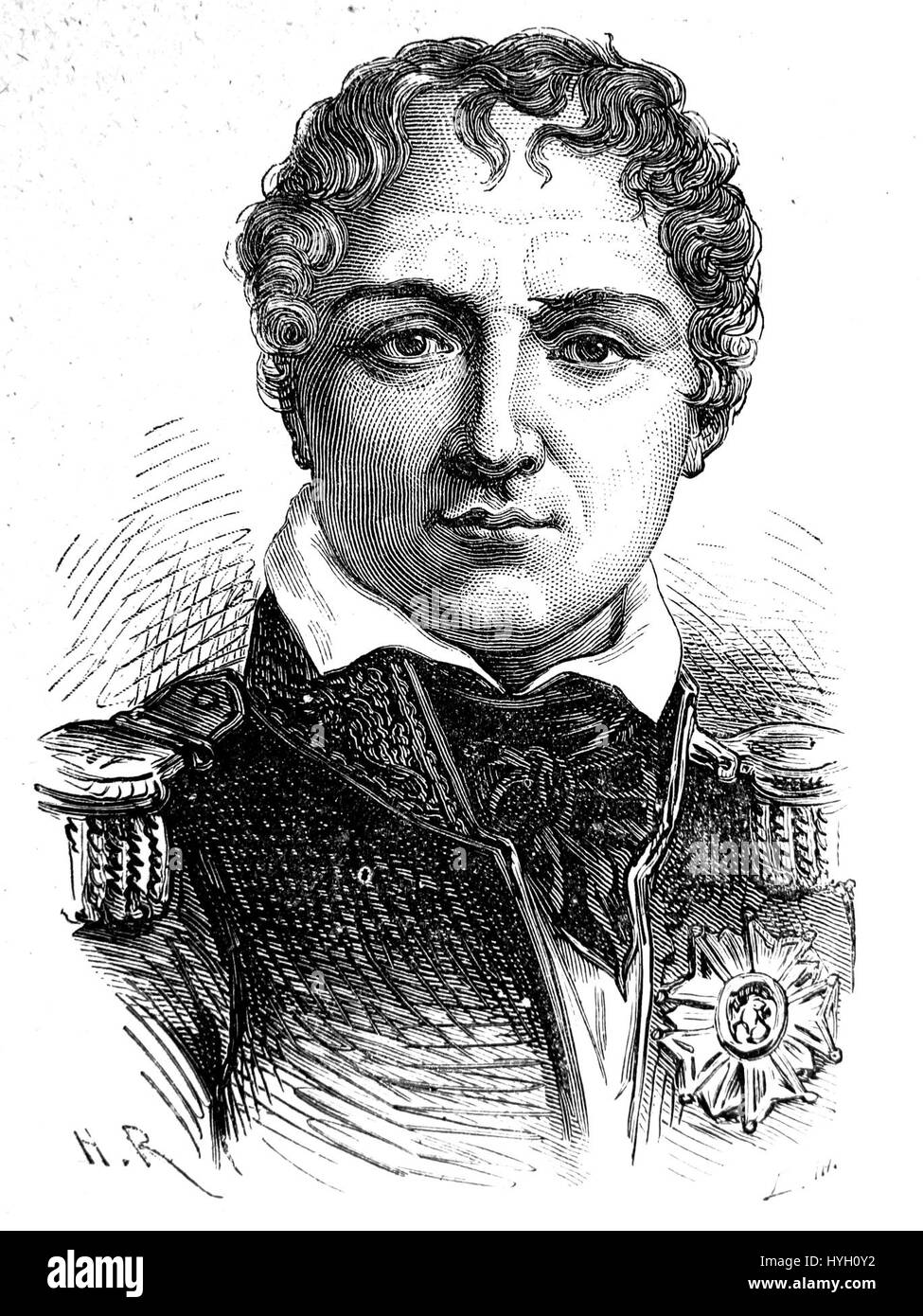 ADUC 286 Gouvion Saint Cyr désigne Laurent Gouvion Saint Cyr (1764-1830), général et marquis français. Il est une figure clé des guerres de la Révolution française et des guerres napoléoniennes, servant sous Napoléon Bonaparte et jouant un rôle important dans la stratégie militaire. Banque D'Images