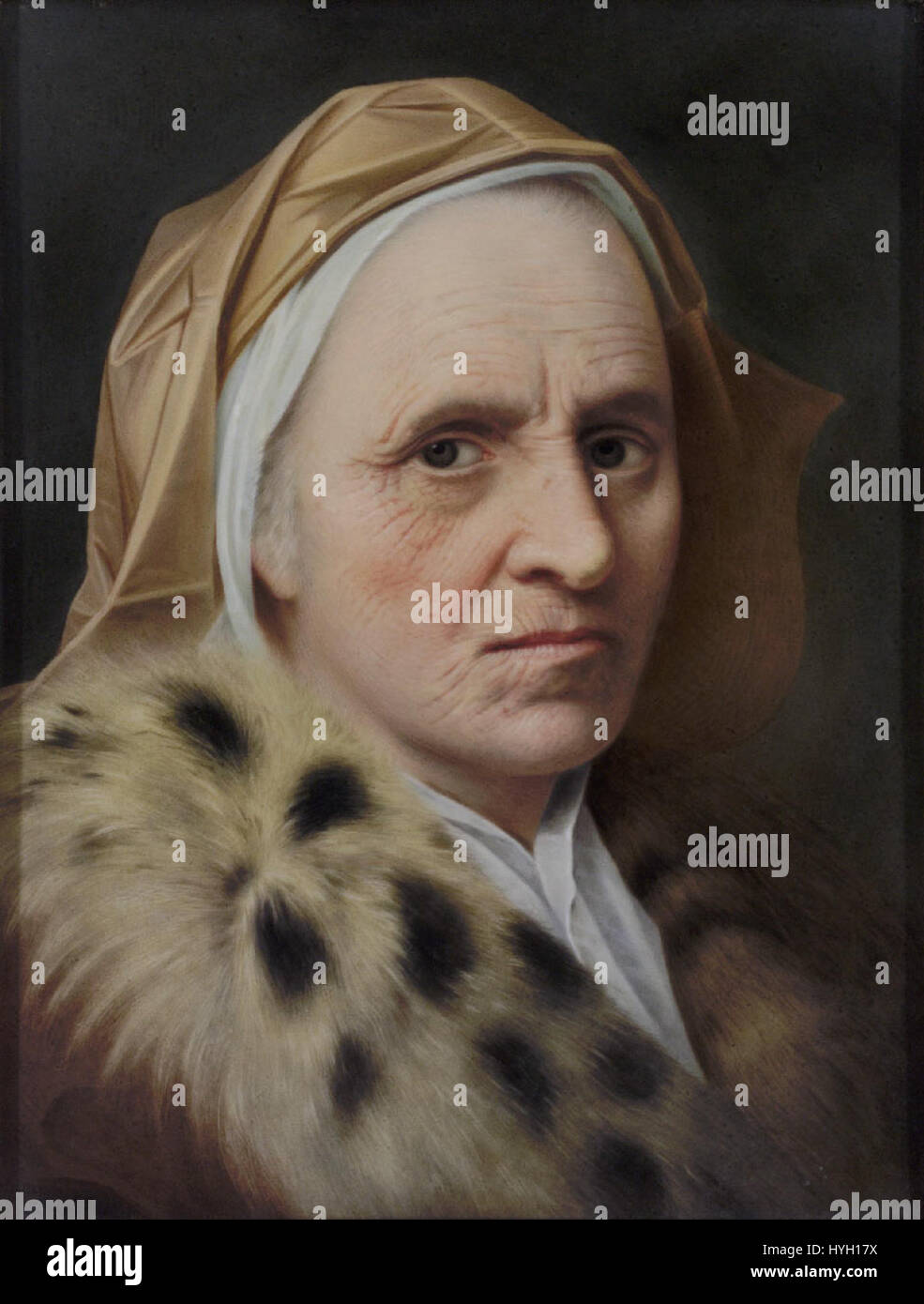 Balthasar Denner Portrait einer alten Frau Kunsthistorisches Museum Wien Banque D'Images