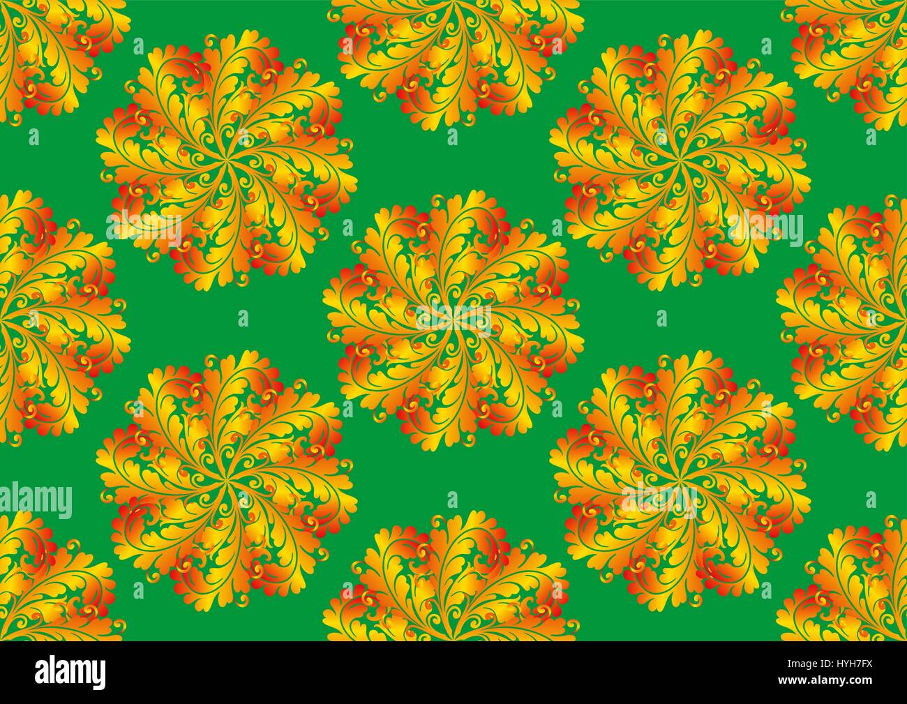 Modèle sans couture Oriental Illustration de Vecteur