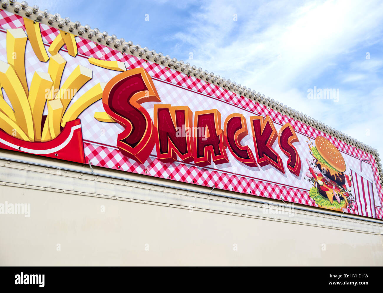 Snack-bar Mobile Banque D'Images