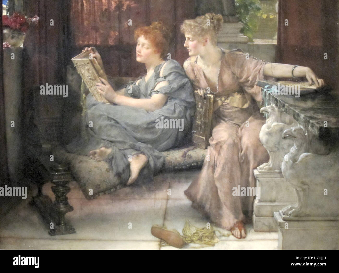 'Comparaison' par Lawrence Alma Tadema, Cincinnati Art Museum Banque D'Images