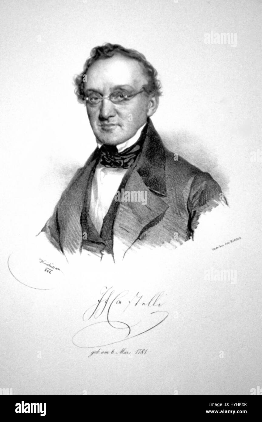Castelli 1842 Litho Banque D'Images