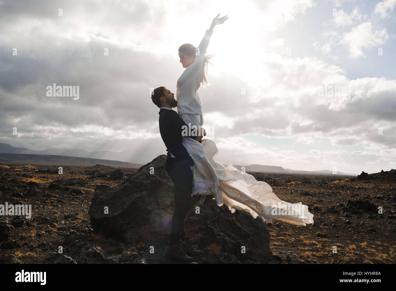 Ange capturé Banque D'Images