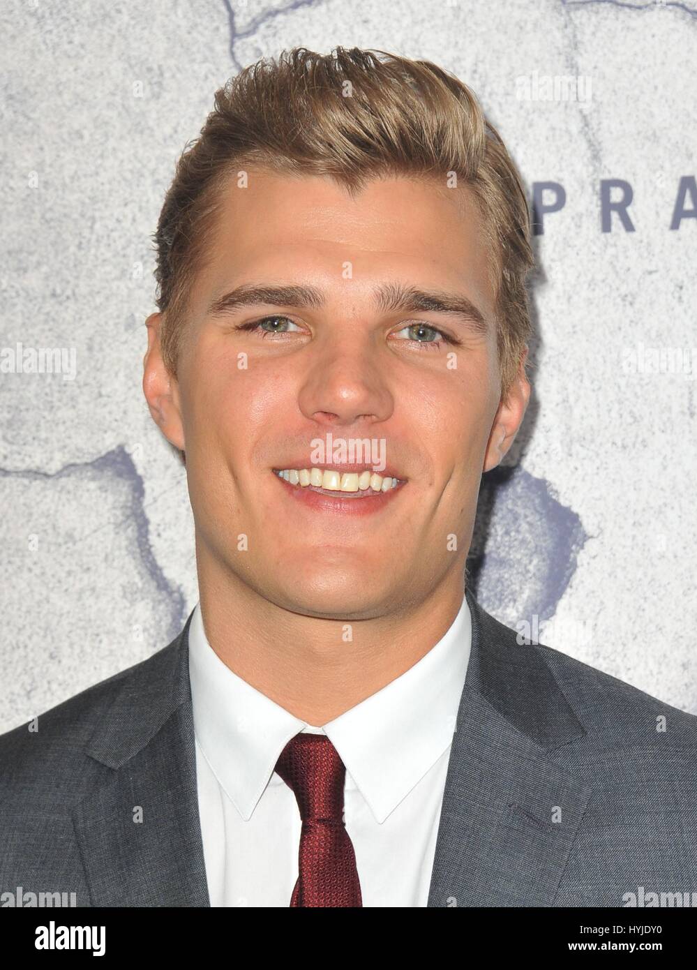 Chris Zylka à arrivés pour la saison 3, les restes de Premiere Avalon Hollywood, Los Angeles, CA, le 4 avril 2017. Photo par : Dee Cercone/Everett Collection Banque D'Images