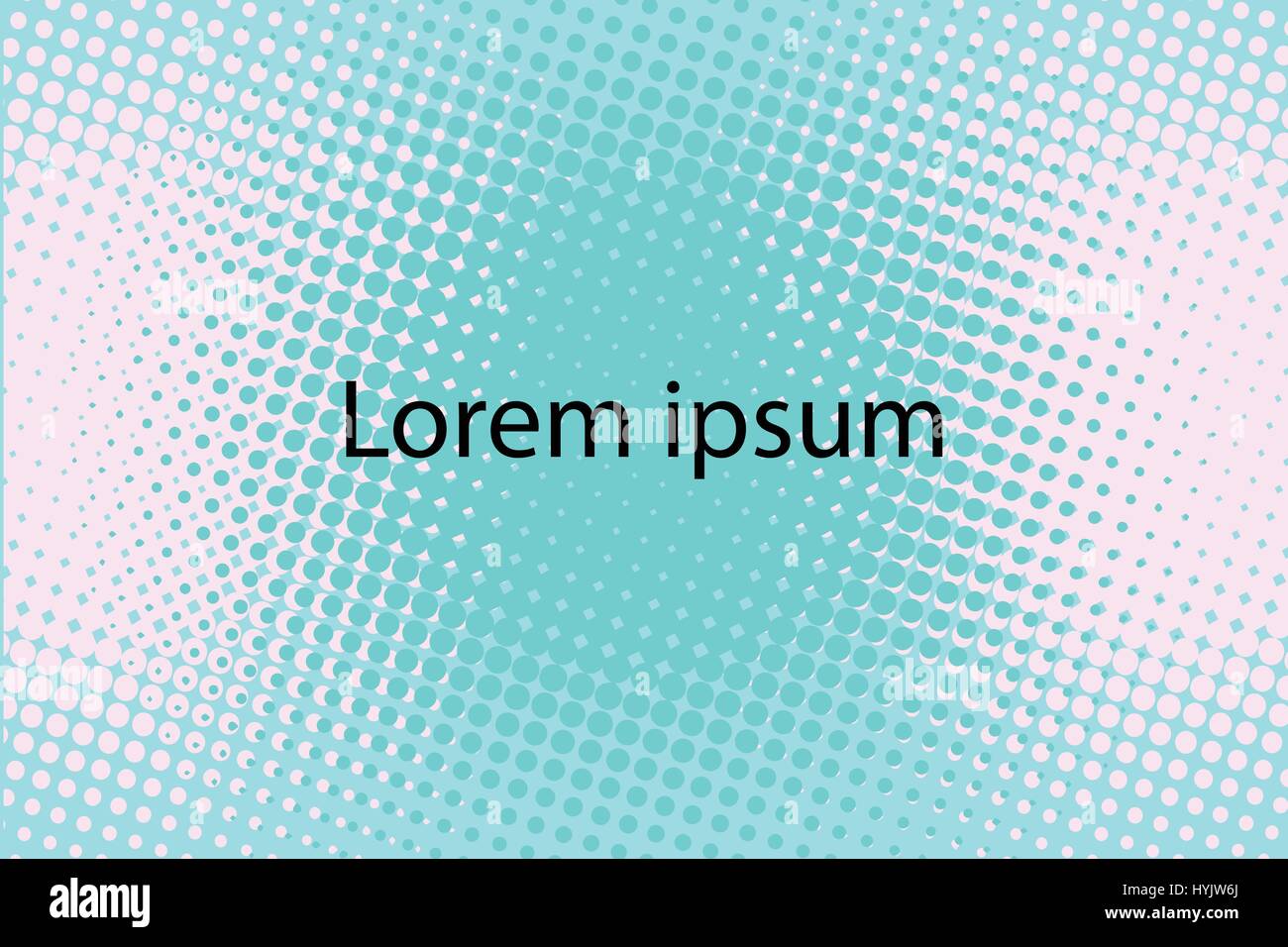 Lorem ipsum green pop art abstrait rétro arrière Illustration de Vecteur
