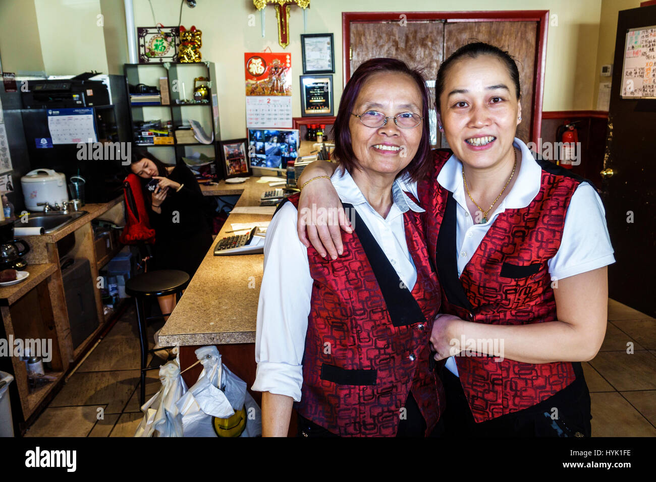 Orlando Florida, Chinatown, Ming's Bistro, restaurant restaurants restaurants repas manger dehors café cafés bistrot, cuisine chinoise, dim sum, asiatique ethnico immig Banque D'Images