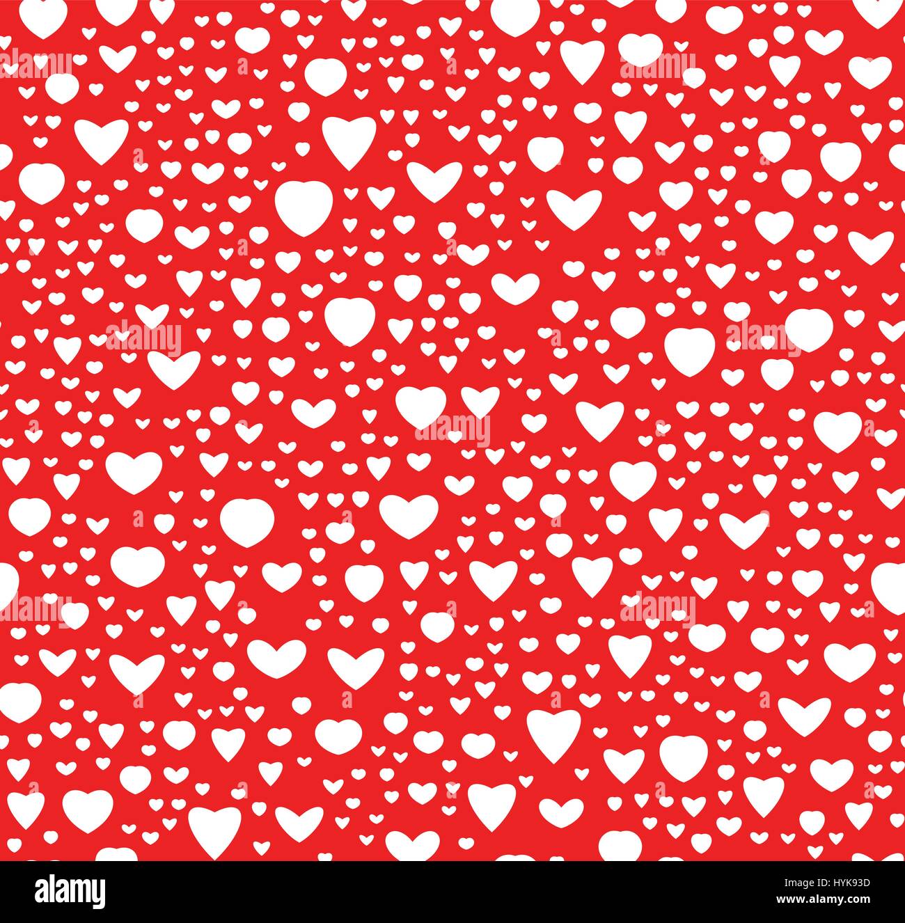 Couleur rouge et blanc motif coeur transparent, maison de texture, symbole d'amour background vector illustration Illustration de Vecteur