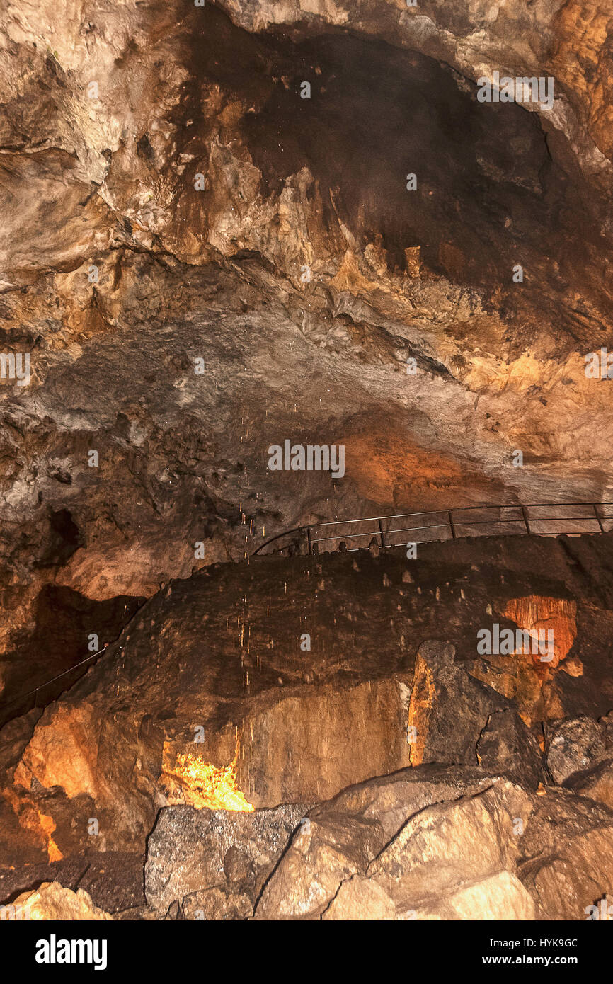 Demanovska Grotte de la liberté près de Bratislava, Slovaquie Banque D'Images