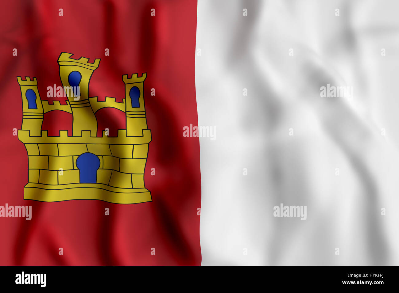 Drapeau castilla la mancha Banque de photographies et d’images à haute résolution Alamy