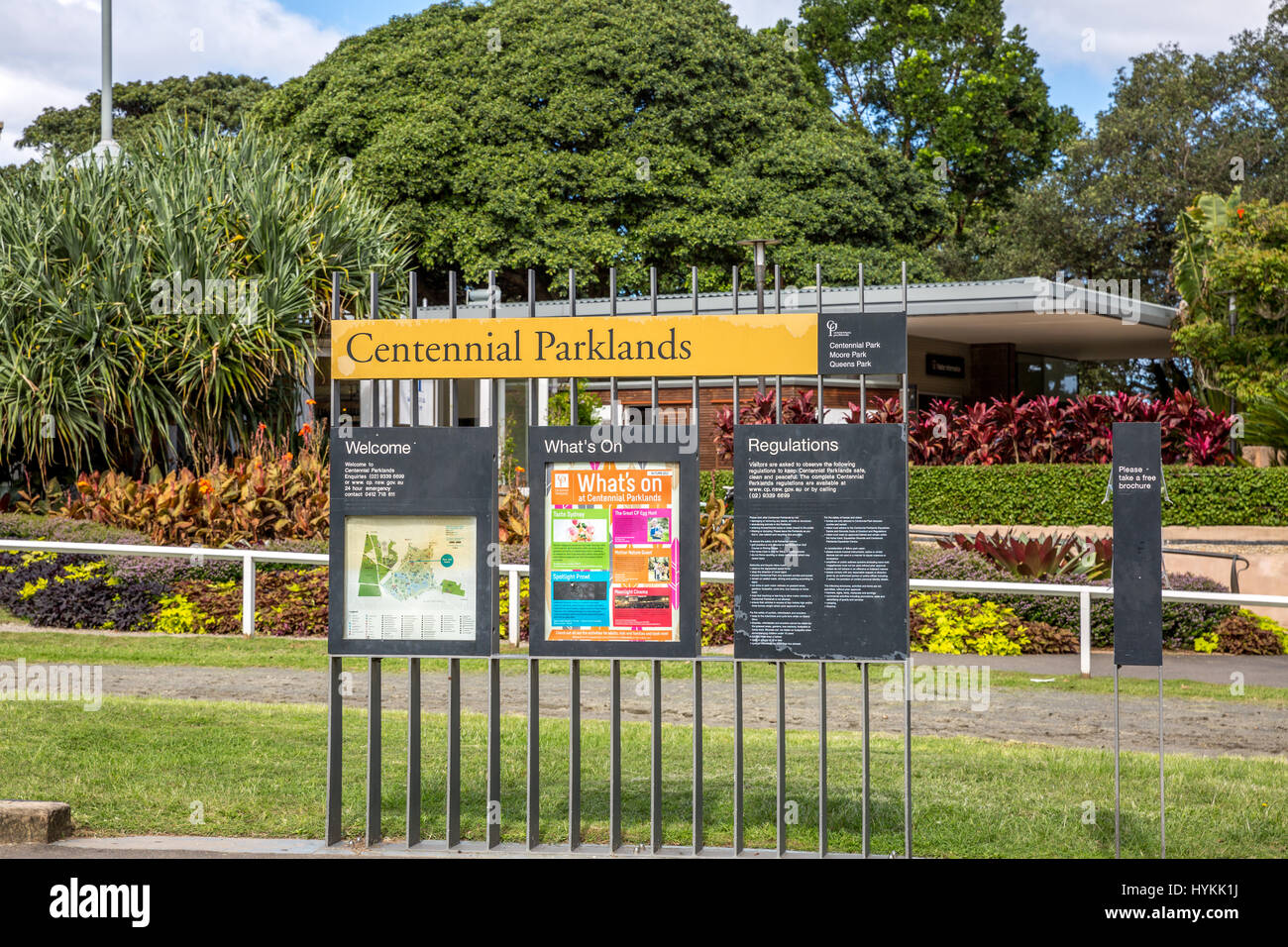 Parc du centenaire dans la banlieue est de Sydney, populaires espace vert , Sydney, Australie Banque D'Images