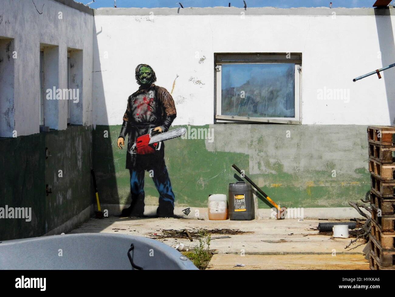 De l'île, LA NORVÈGE UTSIRA Leatherface du film Texas Chainsaw