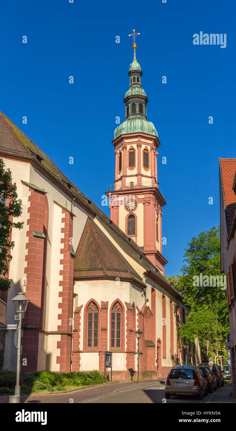 L'église Sainte Croix à Offenburg, Allemagne Banque D'Images