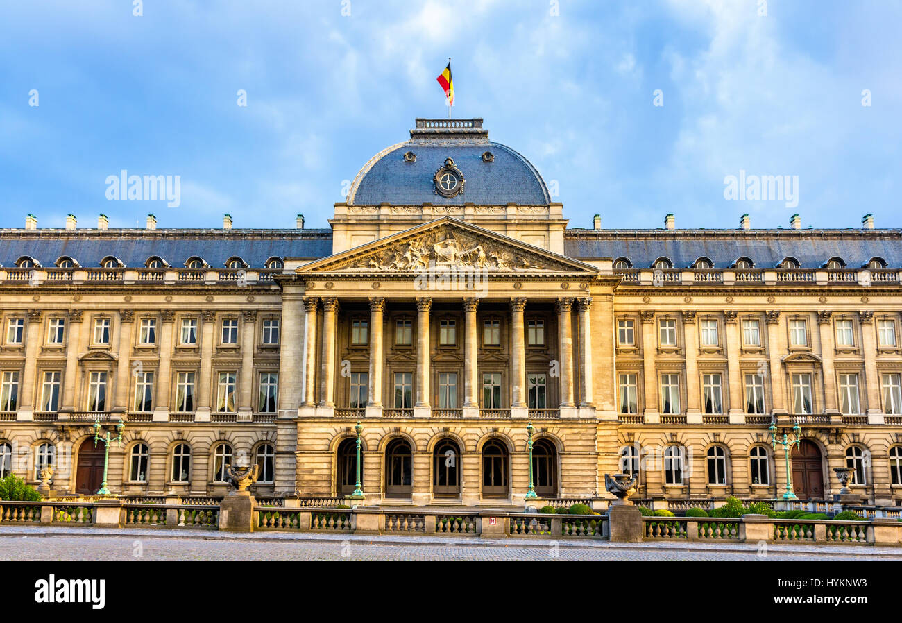 Le Palais Royal de Bruxelles - Belgique Banque D'Images