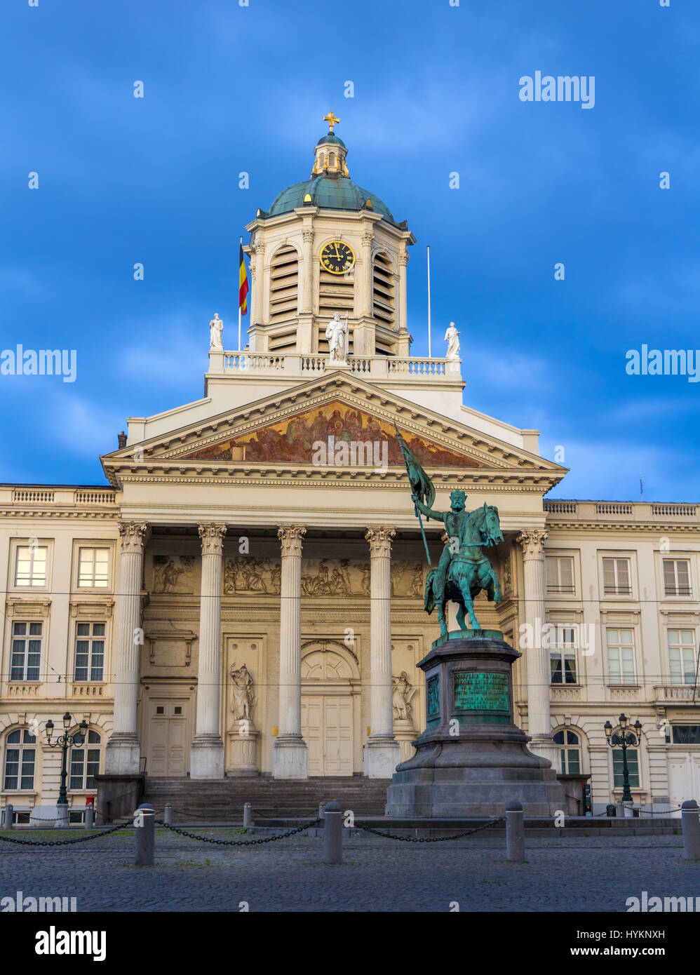 Place Royale - Ville de Bruxelles, Belgique Banque D'Images