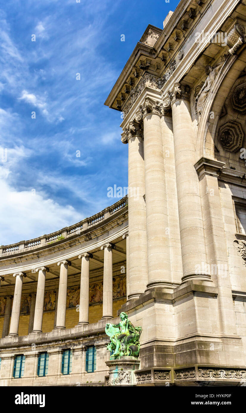 Détails de l'arcade du Cinquantenaire à Bruxelles Banque D'Images
