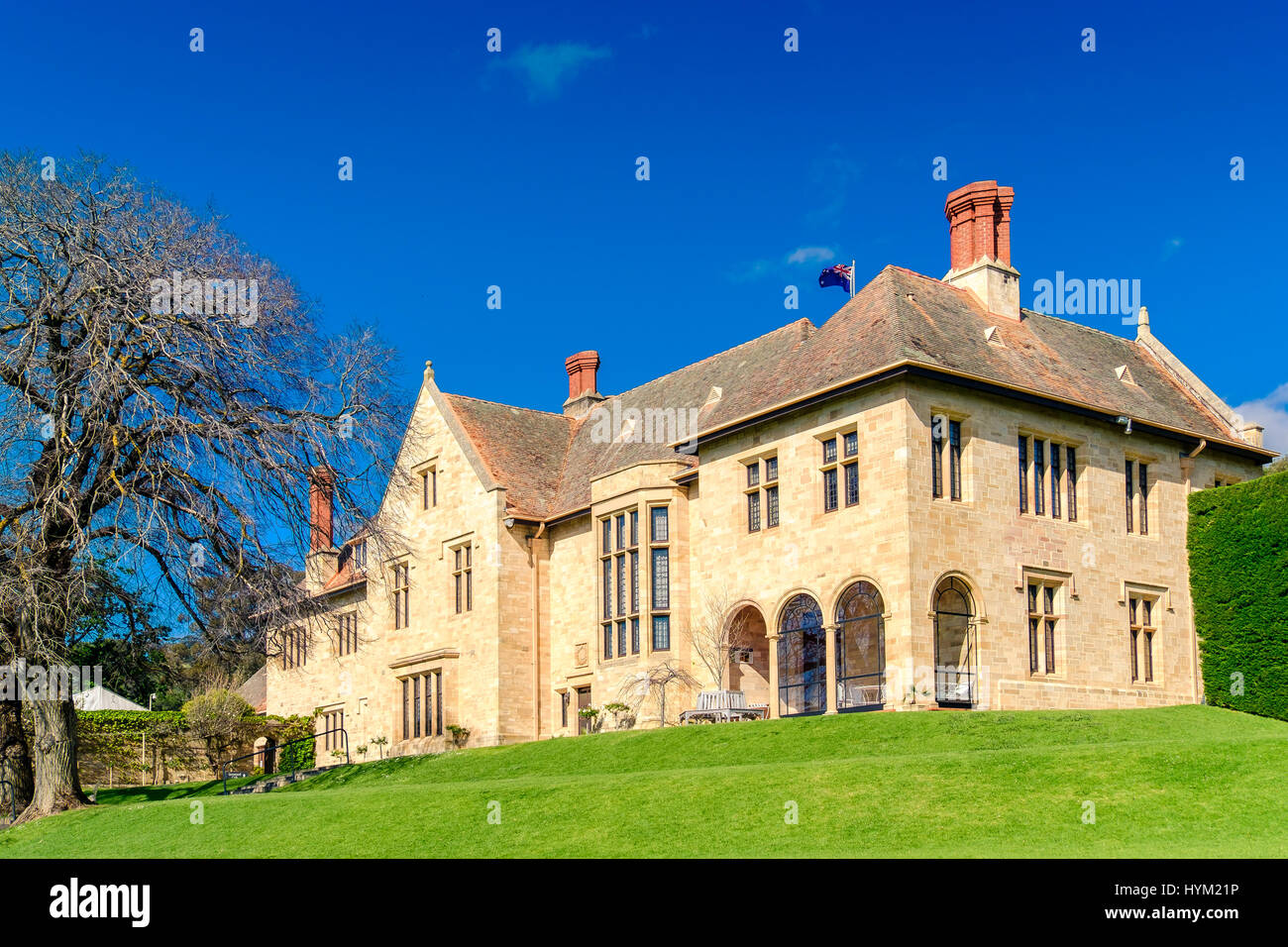Adelaide, Australie - 23 octobre 2016 : Carrick Hill Estate situé au pied de l'Adelaide Hills. C'est une propriété historique accessible pour publ Banque D'Images
