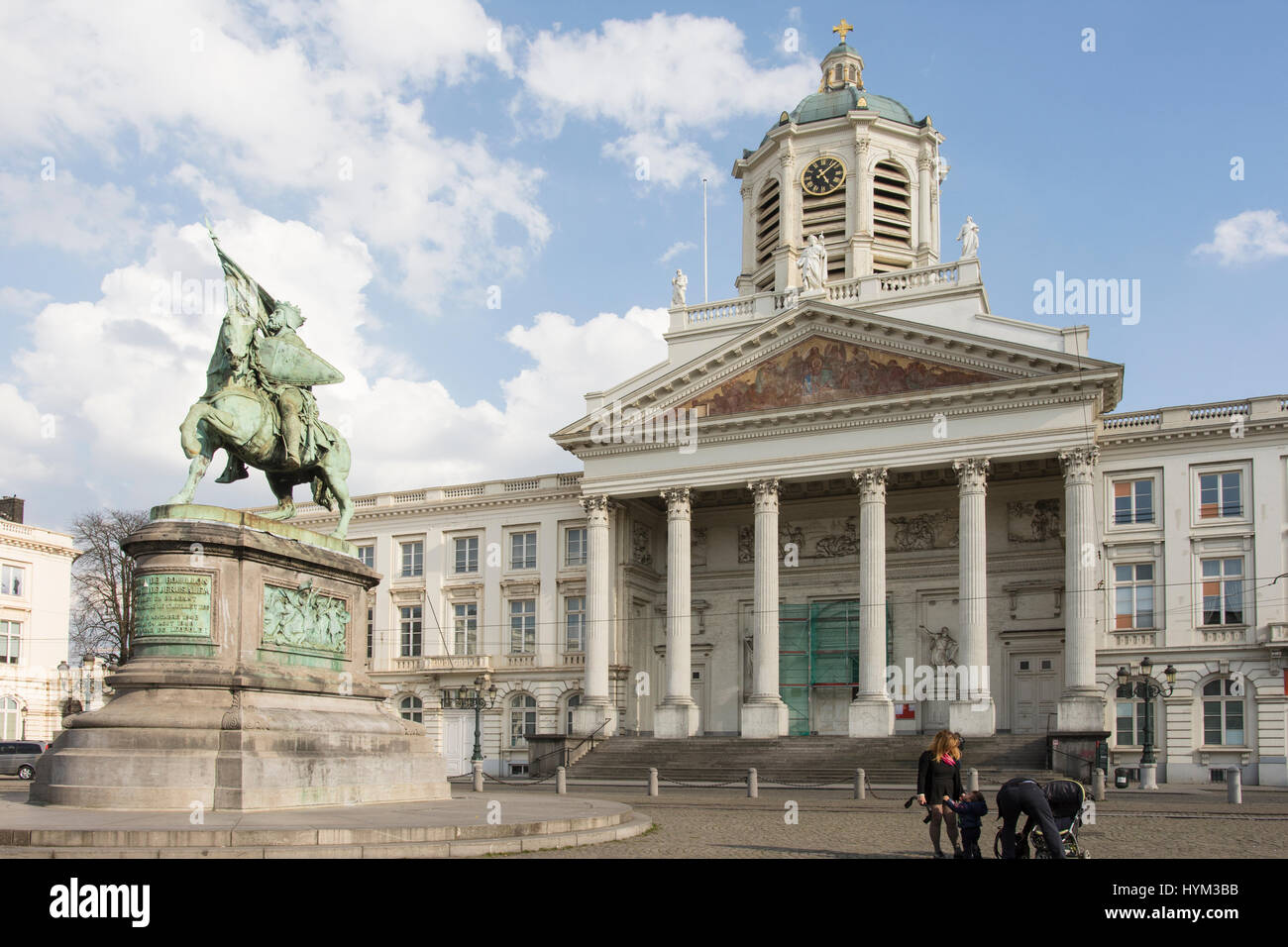 Saint Jacques-sur-Coudenberg à Bruxelles Banque D'Images
