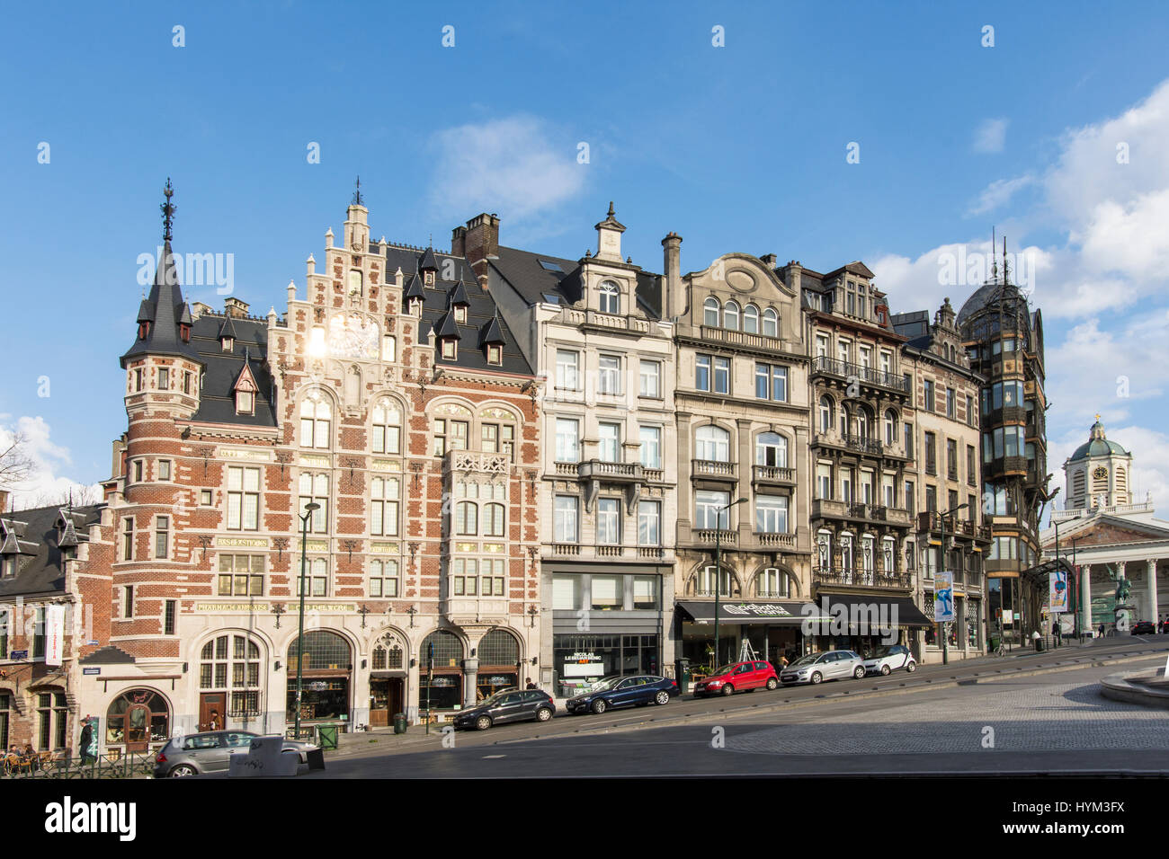 Saint Jacques-sur-Coudenberg bâtiments à Bruxelles Banque D'Images