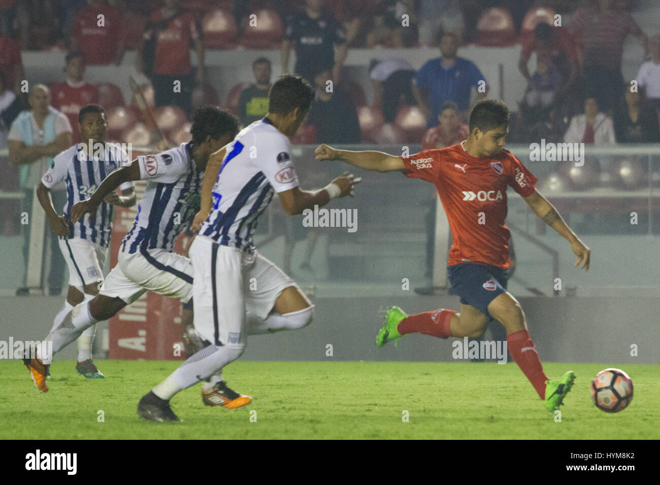 BUENOS AIRES, 04.04.2017: Martin Benitez, avant de Independiente pendant le match entre Independiente (ARG) et Alianza Lima (PER) à Estadio Liberta Banque D'Images