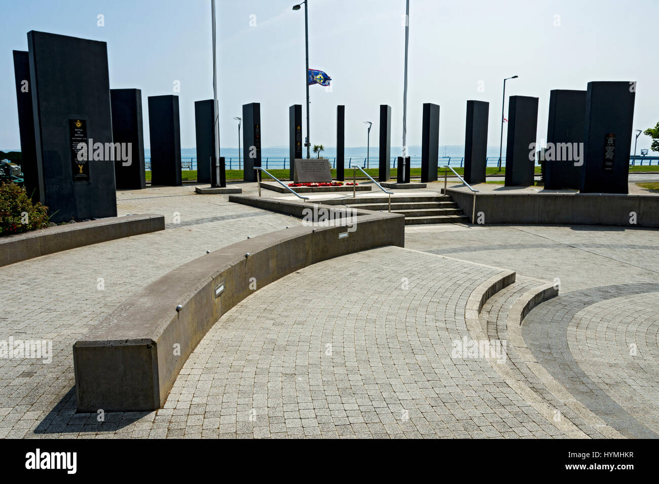 Le Monument aux Morts, Carrickfergus, comté d'Antrim, en Irlande du Nord, Royaume-Uni Banque D'Images