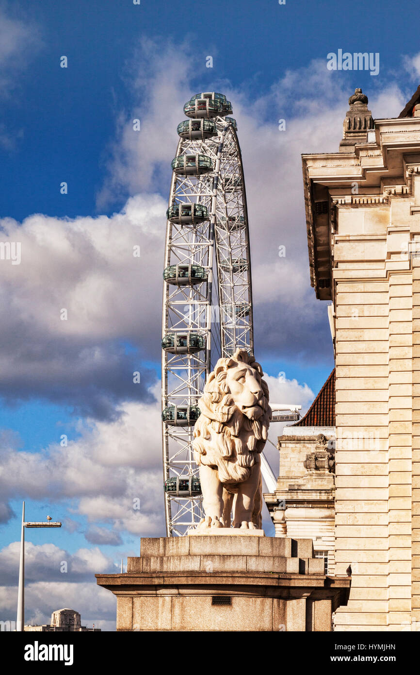 La Banque du sud du Lion et de l'Oeil de Londres, Londres, Angleterre. Banque D'Images