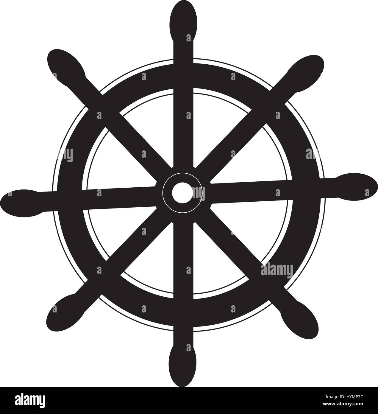 Timon boat isolated icon Banque de photographies et d’images à haute ...