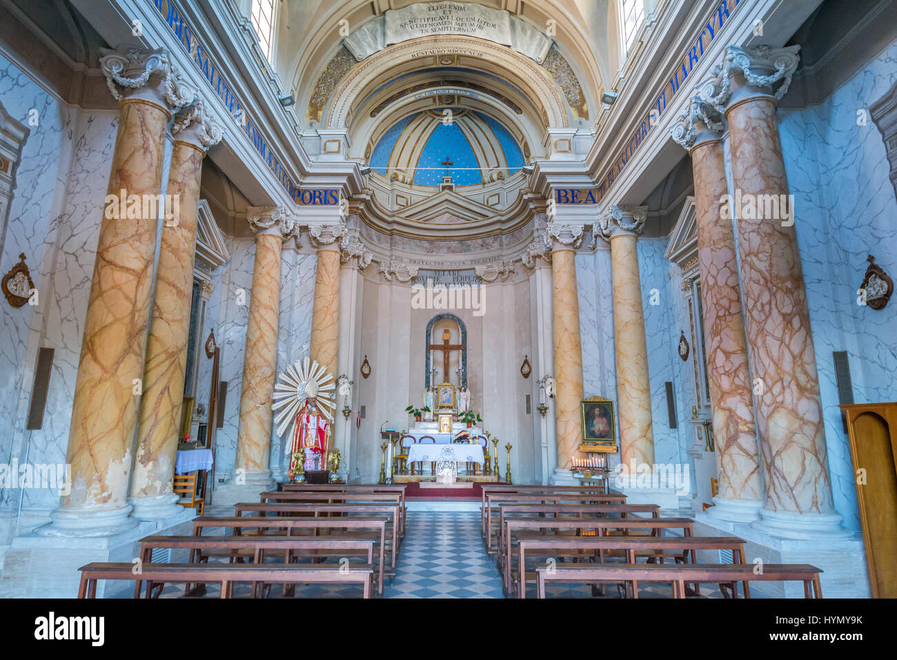 L'église de Saint Biagio, Buckland, Province de Rome, Latium (Italie) Banque D'Images