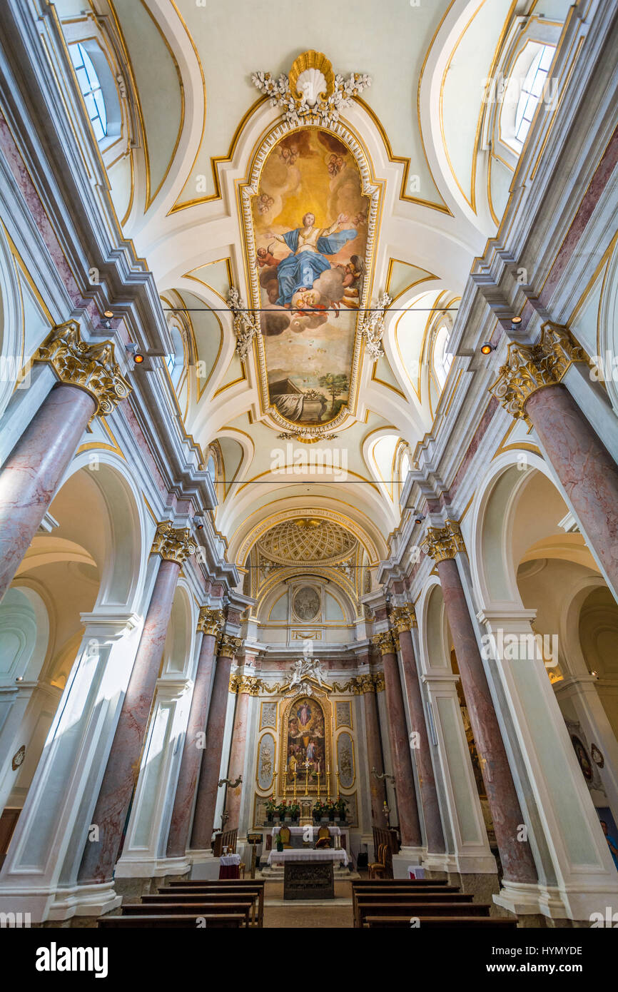 Collégiale Saint Mary, Buckland, Province de Rome, Latium (Italie) Banque D'Images