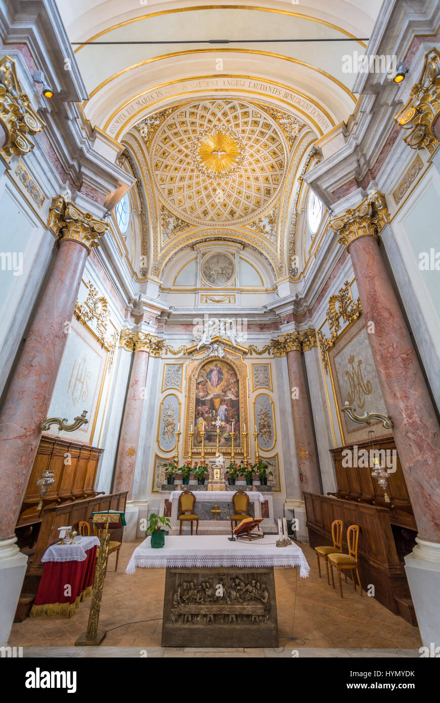 Collégiale Saint Mary, Buckland, Province de Rome, Latium (Italie) Banque D'Images