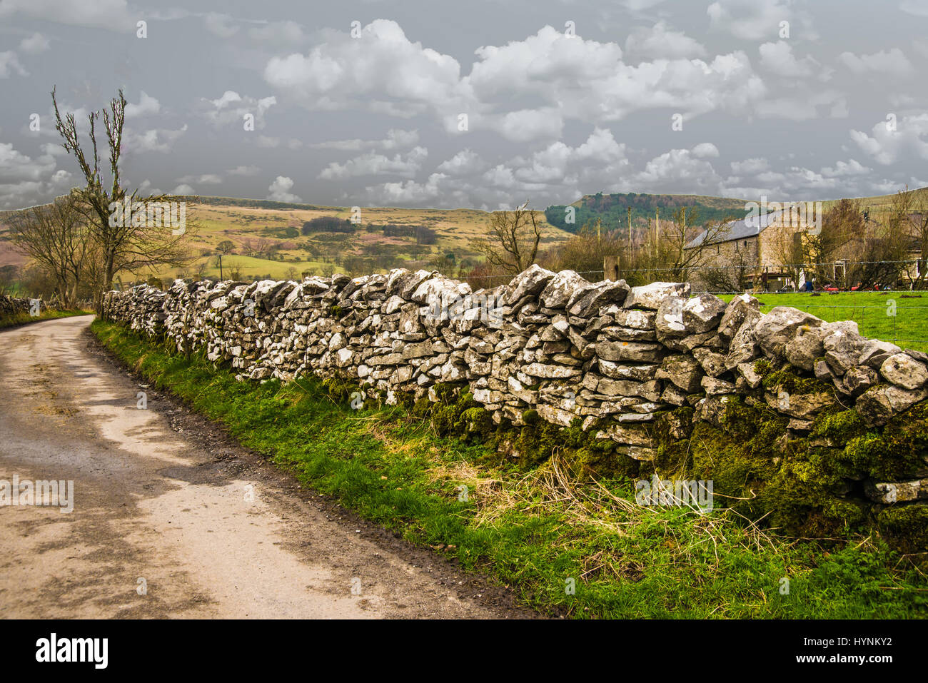 Mon paysage rural Castleton Derbyshire mon Angleterre Ray Boswell Banque D'Images