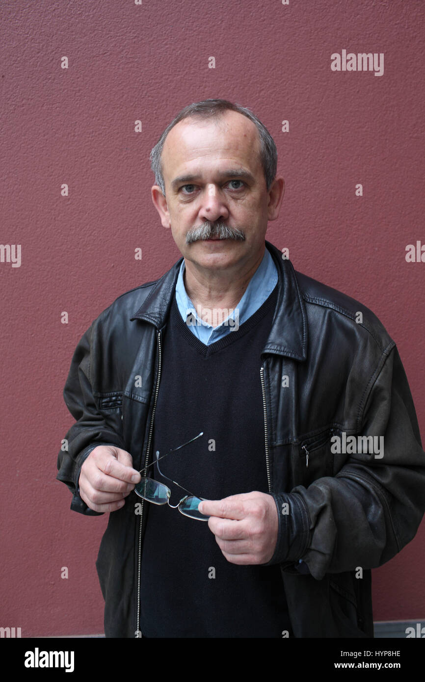 Portrait de Wojciech Jagielski 24/03/2017 ©Basso CANNARSA/Opale Banque D'Images