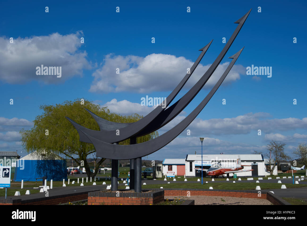 Entrée de Wolverhampton Halfpenny Green Airport. UK Banque D'Images